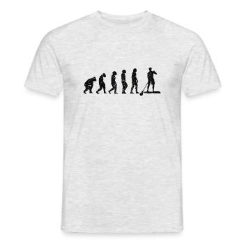 Stand-up paddle Stand Up Paddle Surf - T-shirt homme - gris chiné - Devant - AI Model Male 178 dark (178cm)