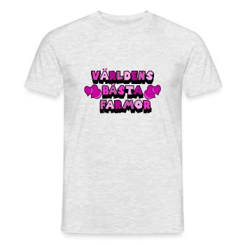 Meilleure grand-mère grand-mère grand-père grand-père anniversaire Nana - T-shirt homme - gris chiné - Devant - AI Model Male 178 dark (178cm)