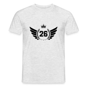 Armoiries 26 - T-shirt homme - gris chiné - Devant - AI Model Male 178 dark (178cm)