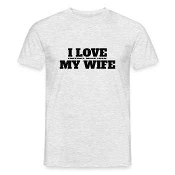 Soccer Design Soccer Team Soccer Player - Men's T-Shirt - heather grey - Front - AI Model Male 178 dark (178cm)