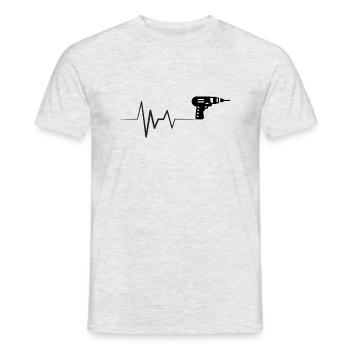 Artisans, Mécaniciens - T-shirt homme - gris chiné - Devant - AI Model Male 178 dark (178cm)