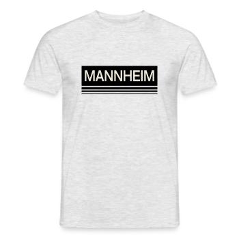 Mannheim Monnem Mannheimat - Männer T-Shirt - Grau meliert - Vorne - AI Model Male 178 dark (178cm)