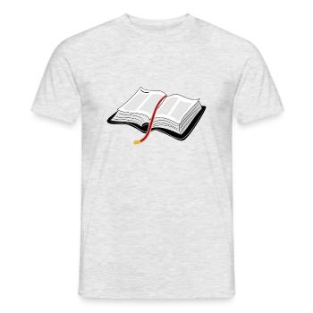 Holy Bible - Men's T-Shirt - heather grey - Front - AI Model Male 178 dark (178cm)