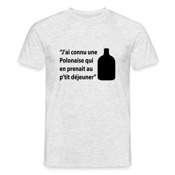 tontons flingueurs - T-shirt homme - gris chiné - Devant - AI Model Male 178 dark (178cm)