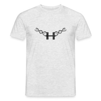 Fitness Bodybuilder Musculation Athlètes Muscle - T-shirt homme - gris chiné - Devant - AI Model Male 178 dark (178cm)