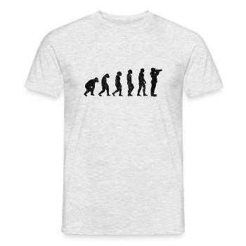 Photographer Camera Photographing Photographers funny - Men's T-Shirt - heather grey - Front - AI Model Male 178 dark (178cm)
