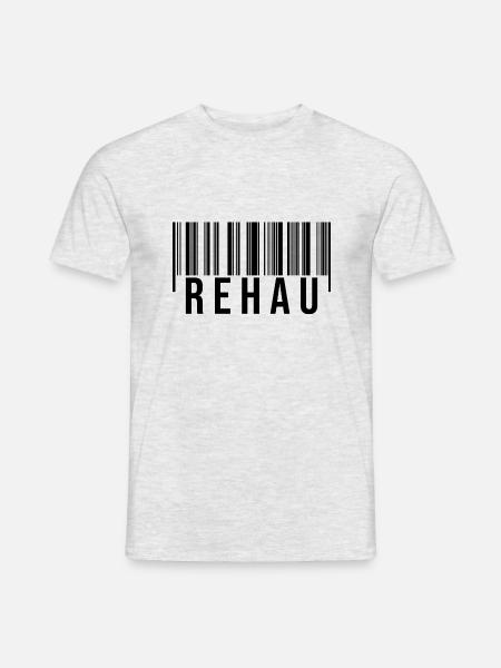 Rehau Bayern - Männer T-Shirt - Grau meliert