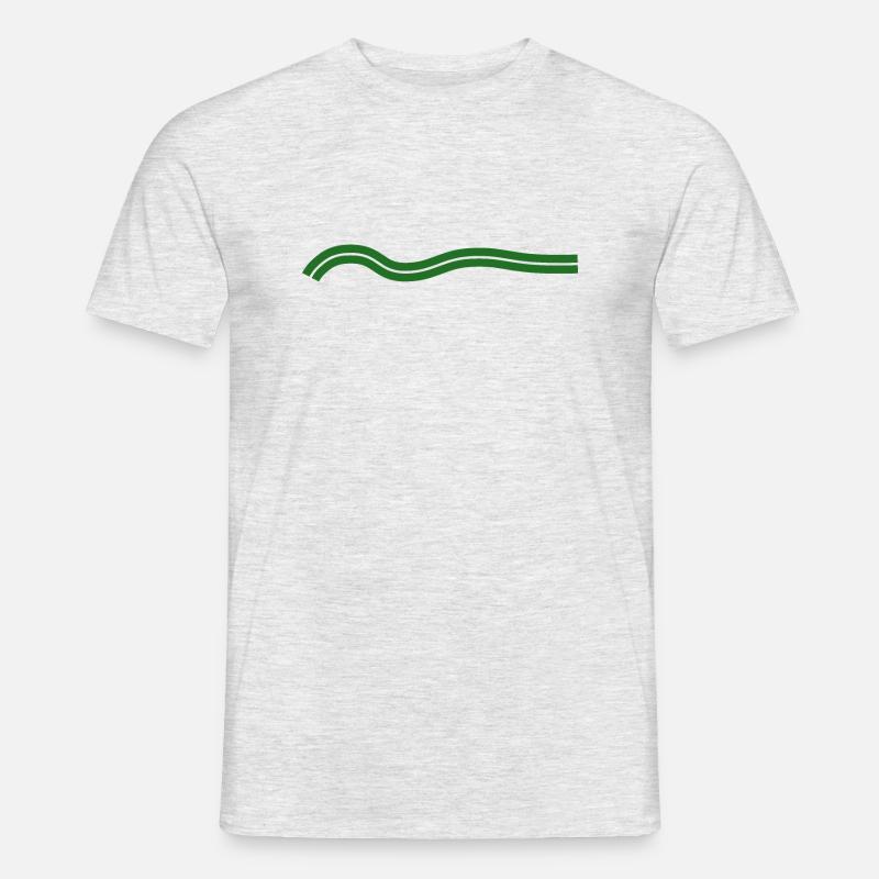 My Wave 3 - Männer T-Shirt - Grau meliert