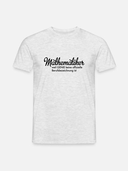 Mathematiker - Männer T-Shirt - Grau meliert