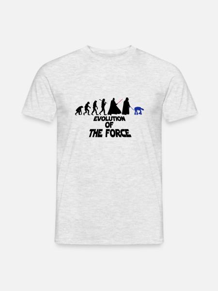 EVOLUTION OF THE FORCE - T-shirt homme - gris chiné