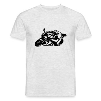 cb41_1000r - T-shirt homme - gris chiné - Devant - AI Model Male 178 dark (178cm)
