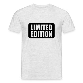 Limited Edition - Edition Limitée - Symbole - T-shirt homme - gris chiné - Devant - AI Model Male 178 dark (178cm)