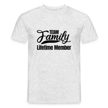 adopter familia super garçon famille chrétienne - T-shirt homme - gris chiné - Devant - AI Model Male 178 dark (178cm)