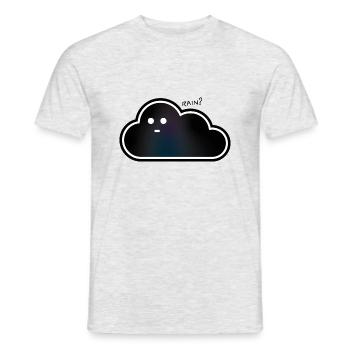 Cloud - Men's T-Shirt - heather grey - Front - AI Model Male 178 dark (178cm)