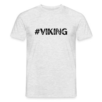 #VIKING - T-shirt homme - gris chiné - Devant - AI Model Male 178 dark (178cm)