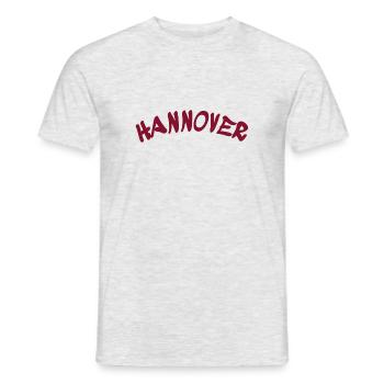 Hannover - Deutschland - Germany - Männer T-Shirt - Grau meliert - Vorne - AI Model Male 178 dark (178cm)