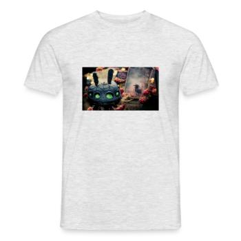 Bugging - Men's T-Shirt - heather grey - Front - AI Model Male 178 dark (178cm)