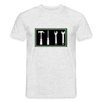 Tool - Men's T-Shirt - heather grey - Front - AI Model Male 178 dark (178cm)