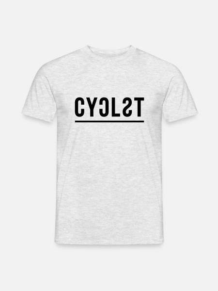 cyclist 2 - Männer T-Shirt - Grau meliert