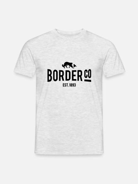 Border Co - T-shirt homme - gris chiné