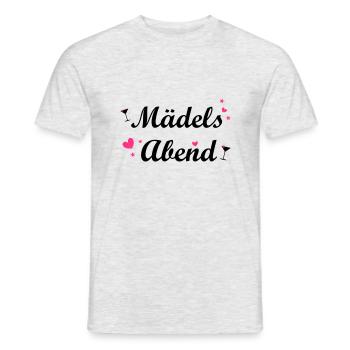 Mädelsabend - Männer T-Shirt - Grau meliert - Vorne - AI Model Male 178 dark (178cm)