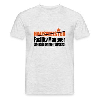 concierge - T-shirt homme - gris chiné - Devant - AI Model Male 178 dark (178cm)