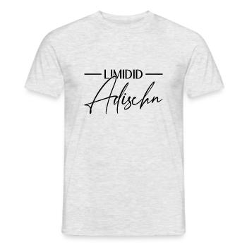 Limidid Ädischn lustiges Geschenk - Männer T-Shirt - Grau meliert - Vorne - AI Model Male 178 dark (178cm)
