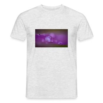 drop - Men's T-Shirt - heather grey - Front - AI Model Male 178 dark (178cm)