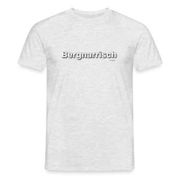 Bergnarrisch - Männer T-Shirt - Grau meliert - Vorne - AI Model Male 178 dark (178cm)