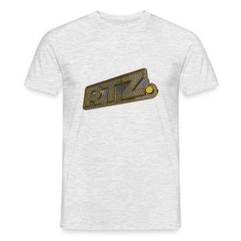 RTZ (en anglais) - T-shirt homme - gris chiné - Devant - AI Model Male 178 dark (178cm)