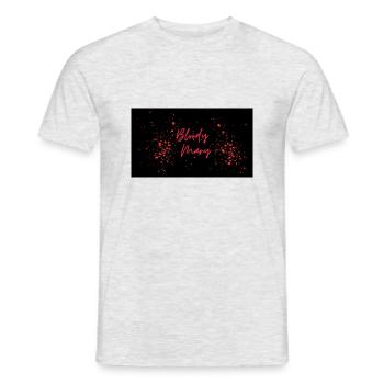 T Shirt Damen Bloody Mary - Männer T-Shirt - Grau meliert - Vorne - AI Model Male 178 dark (178cm)