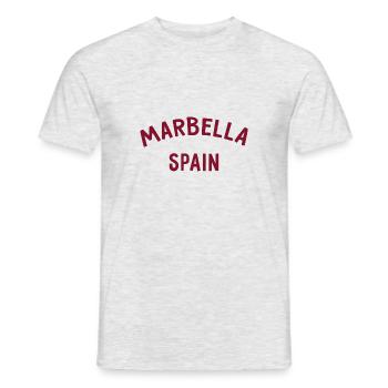 Marbella Spain Spain España - Men's T-Shirt - heather grey - Front - AI Model Male 178 dark (178cm)