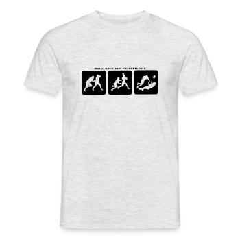 Football américain Touchdown Quarterback Fantasy - T-shirt homme - gris chiné - Devant - AI Model Male 178 dark (178cm)