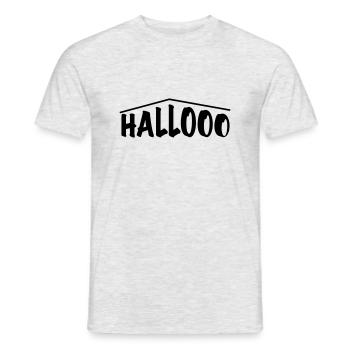 hallooo - T-shirt homme - gris chiné - Devant - AI Model Male 178 dark (178cm)