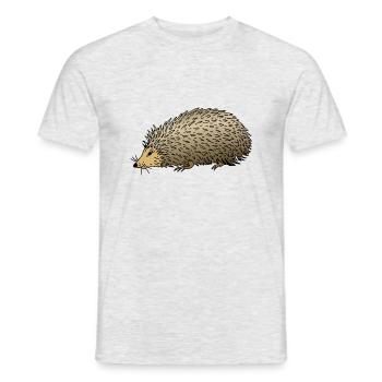 Igel - Männer T-Shirt - Grau meliert - Vorne - AI Model Male 178 dark (178cm)