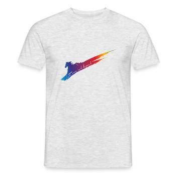 Love over and beyond - Männer T-Shirt - Grau meliert - Vorne - AI Model Male 178 dark (178cm)