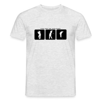 Golf Golf Golf Golfeur Driver Sport Golf - T-shirt homme - gris chiné - Devant - AI Model Male 178 dark (178cm)