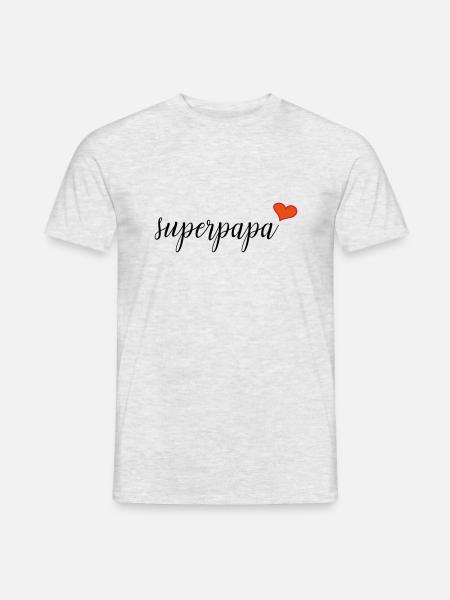 Super dad - Men's T-Shirt - heather grey