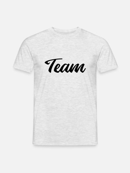 team - Men's T-Shirt - heather grey