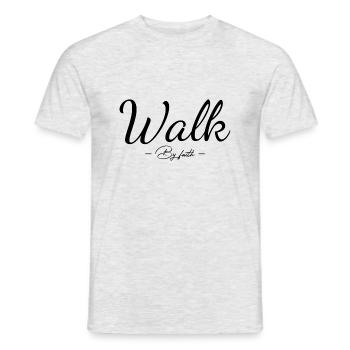 Proverbes chrétiens - T-shirt homme - gris chiné - Devant - AI Model Male 178 dark (178cm)