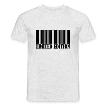 Barcode Limited Edition - Men's T-Shirt - heather grey - Front - AI Model Male 178 dark (178cm)