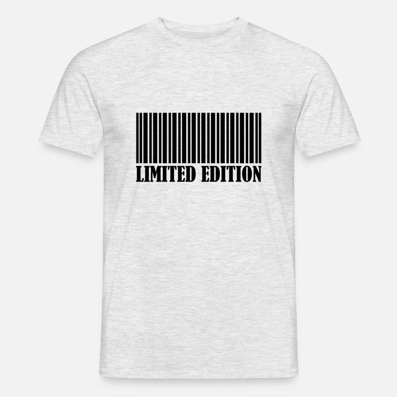 Barcode Limited Edition - Männer T-Shirt - Grau meliert