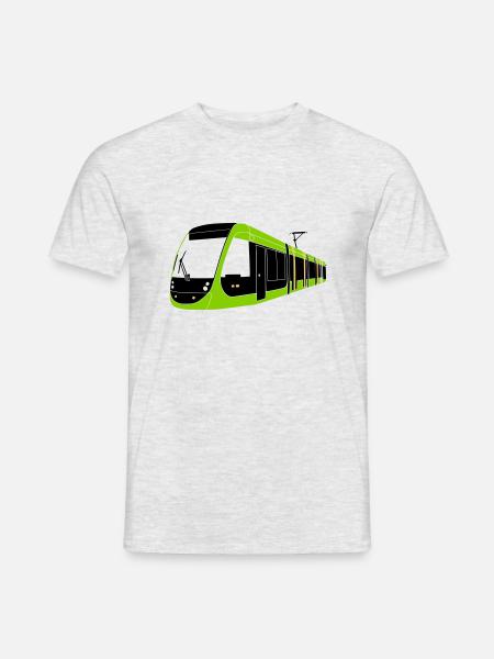 Lund tram - Men's T-Shirt - heather grey