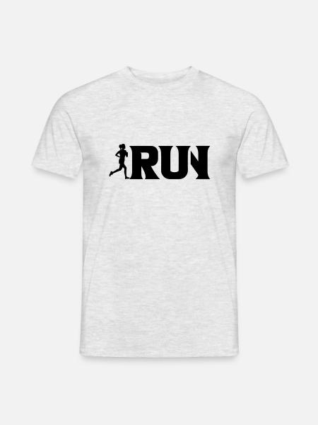 Fille de course - T-shirt homme - gris chiné