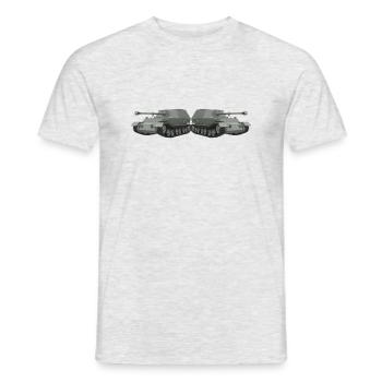 Elephant - Men's T-Shirt - heather grey - Front - AI Model Male 178 dark (178cm)