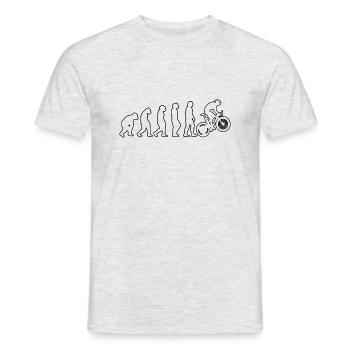 Cyclists Cycling Cycling Cyclists Cycling - Men's T-Shirt - heather grey - Front - AI Model Male 178 dark (178cm)