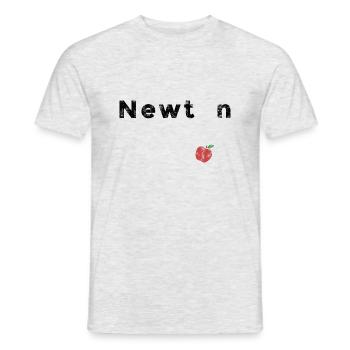 Isaac Newton - Männer T-Shirt - Grau meliert - Vorne - AI Model Male 178 dark (178cm)