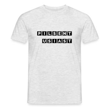 Pils-Enthusiast - Männer T-Shirt - Grau meliert - Vorne - AI Model Male 178 dark (178cm)