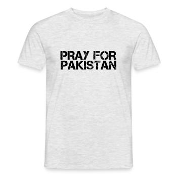 Pray For Pakistan - Männer T-Shirt - Grau meliert - Vorne - AI Model Male 178 dark (178cm)