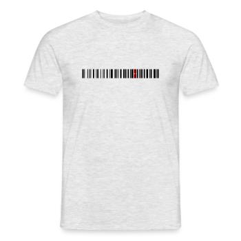 Adana 01 - Men's T-Shirt - heather grey - Front - AI Model Male 178 dark (178cm)